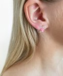 누아보(NUAVO) Pink clip earring