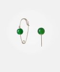 누아보(NUAVO) Emerald clip earring