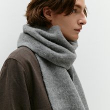 Chunky Scarf_Solid_Mid grey