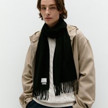 Woven Scarf Solid_Black