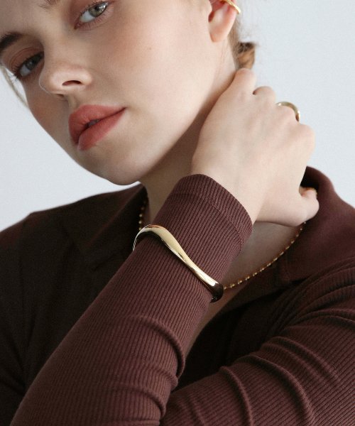 레이지던(LAZYDAWN) wave bold bangle B032 - 후기 | 무신사
