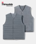 [Reversible] Fleece & Padded Vest V2 Gray