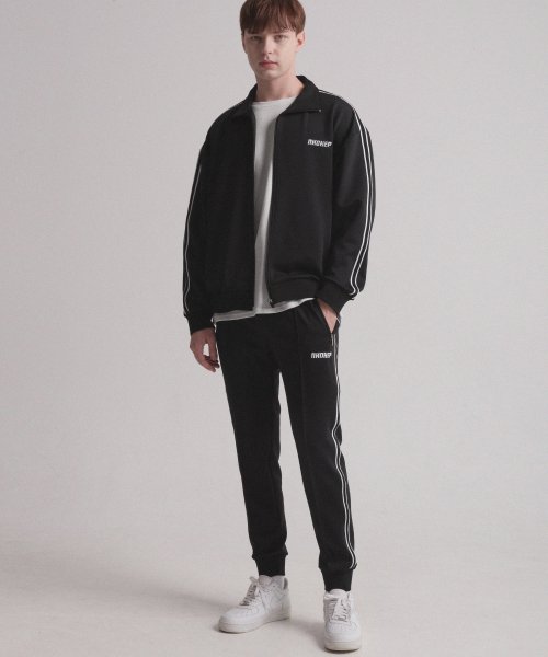 [SET] Тренировочный костюм Semi Line Signature (Black)