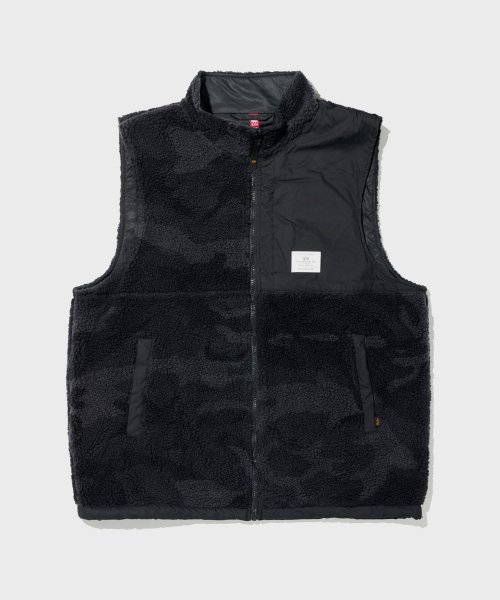 알파 인더스트리(ALPHA INDUSTRIES) 셰르파 유틸리티 베스트 Black Woodland Camo - 84,500 | 무신사 스토어