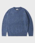 굿라이프웍스(GLW) 마일드 보카시 크루넥 스웨터 오버핏 니트 블루