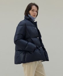 Goose Down Volume Jacket (Navy)