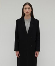 Signature Wool Coat (Black)