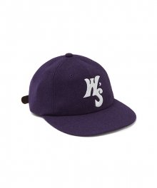 W WOOL CAP (PURPLE)