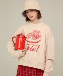 R APPLE PIE GRAPHIC SWEATSHIRT