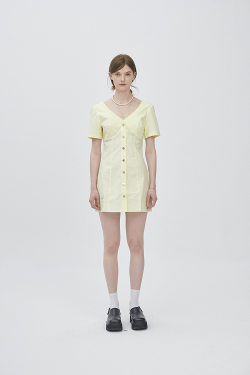 Yellow shirt outlet dress