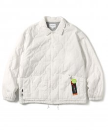 POLARTEC® Quilted Jacket Off White