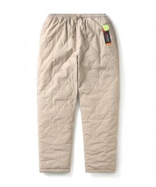 POLARTEC® Quilted Pant Beige