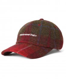 HARRIS TWEED® T-Logo Cap Red