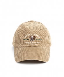 CORDUROY KENNEL CLUB CAP (beige)