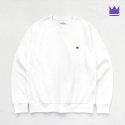 지미코 브리코(JIMIKO BLICO) JB crown purple logo sweatshirt white