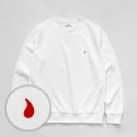 지미코 브리코(JIMIKO BLICO) JB blood sweatshirt white