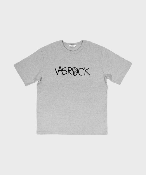 MUSINSA | VASROCK original logo short sleeve t-shirt gray