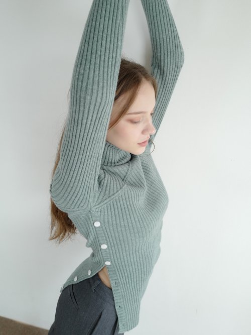 모메벤(MOMEBEN) lapping button knit