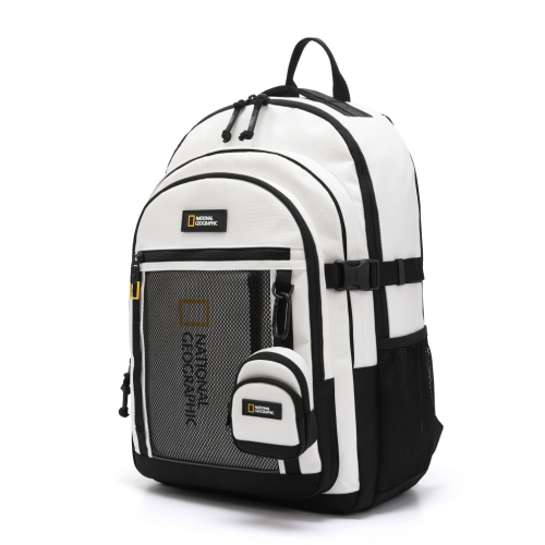 내셔널지오그래픽() 빅로고 3단 백팩 WHITE 상품 이미지