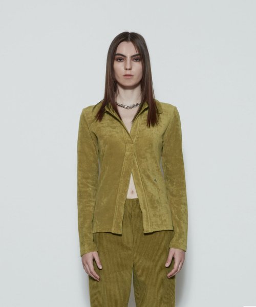 Terry Polo Top (Olive)