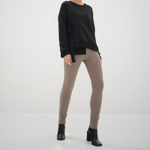 Ponte Legging Pants_D.Beige