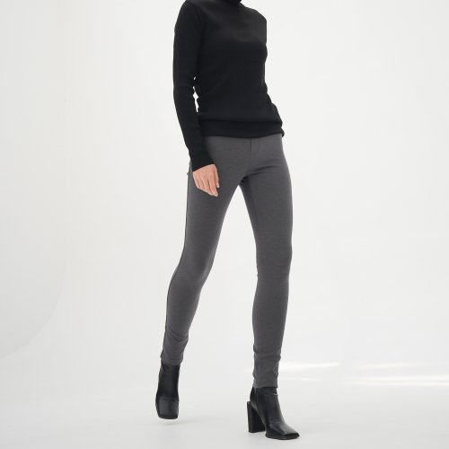 Ponte Legging Pants_Grey