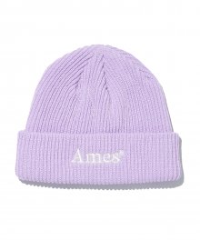 COLORED LOGO BEANIE PURPLE