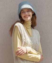 A TWINKLE KNITTED HAT_BLUE