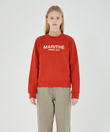 MARITHE W REGULAR SWEATSHIRT red