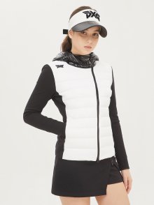 여성 겨울 후드 스윙 다운 자켓-PFWPW630601