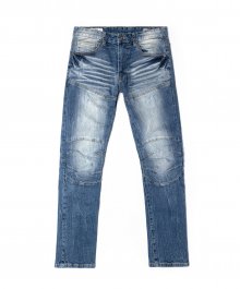 Cut & sew engineered jeans