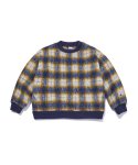 챔피온(CHAMPION) [ASIA] 여성 C로고 Check Flannel 스웨트셔츠 (NORMAL YELLOW) CKTS1F870Y2