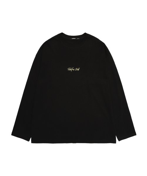 CURSIVE LONG SLEEVE / BLACK