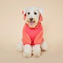 플로트(FLOT) 플러피후리스 베어후드 강아지옷 핑크