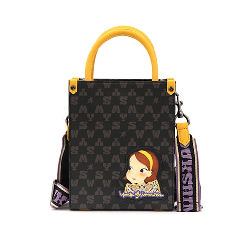 MUSINSA | YOUK SHIM WON Square Bag S Black Lia