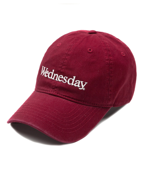 BG284CAP902_WEDNESDAY WASHING CAP-BURGUNDY
