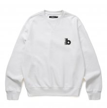 빌보드 글로벌 B 로고 스웻 셔츠 Billboard Global B Logo Sweatshirt_White