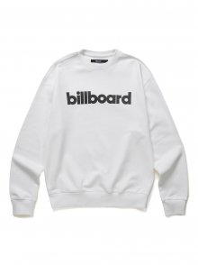 빌보드 글로벌 레이블 스웻 셔츠 Billboard Global Label Sweatshirt_White
