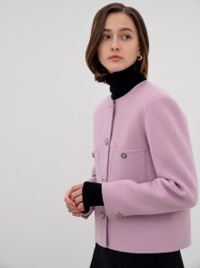 Handmade unique button wool jacket [2color]