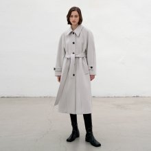 Belted single wool coat [2color]