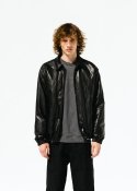 에이트디비젼() Vegan Leather Jacket (Black)