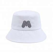 Symbol Logo Bucket Hat_White