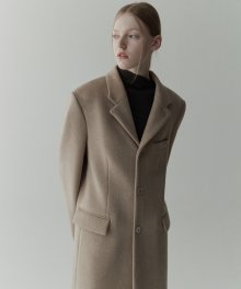 CASHMERE WOOL BLEND SINGLE BREASTED COAT BE