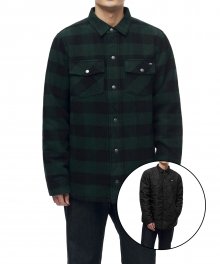 암스트롱 리버서블 셔츠 자켓 - 시카모어:블랙 / VN0A5KLOHNB1