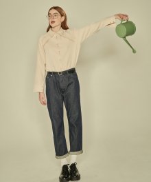 Double Line Piping Shirt (Beige)