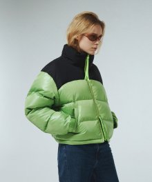 SHORT PUFFER JACKET KA [LIGHT GREEN]