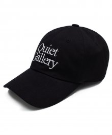 QUIET GALLERY CAP [BLACK]