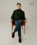 로렌조반피(LORENZO BANFI) 포질리포 스트링로퍼 스웨이드 다크브라운 (홍창) [feat.CLASSSY]