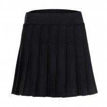 NEW PLEATED BANDING SKIRT W/INNER PANTS_Black