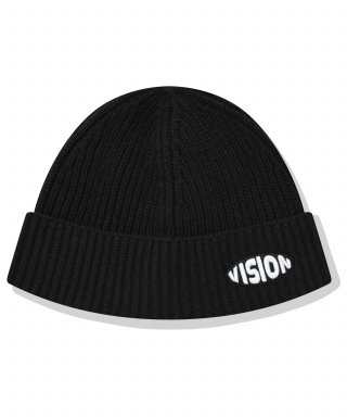 비전스트릿웨어(VISION STREETWEAR) VSW D-Logo Beanie Black 상품 이미지